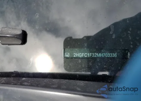 2021 Honda Civic Ex from USA, damaged, VIN 2HGFC1F32MH703336